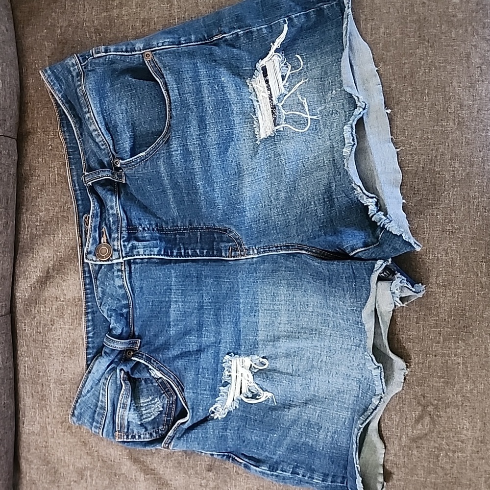 Maurices High Rise Denim Shorts